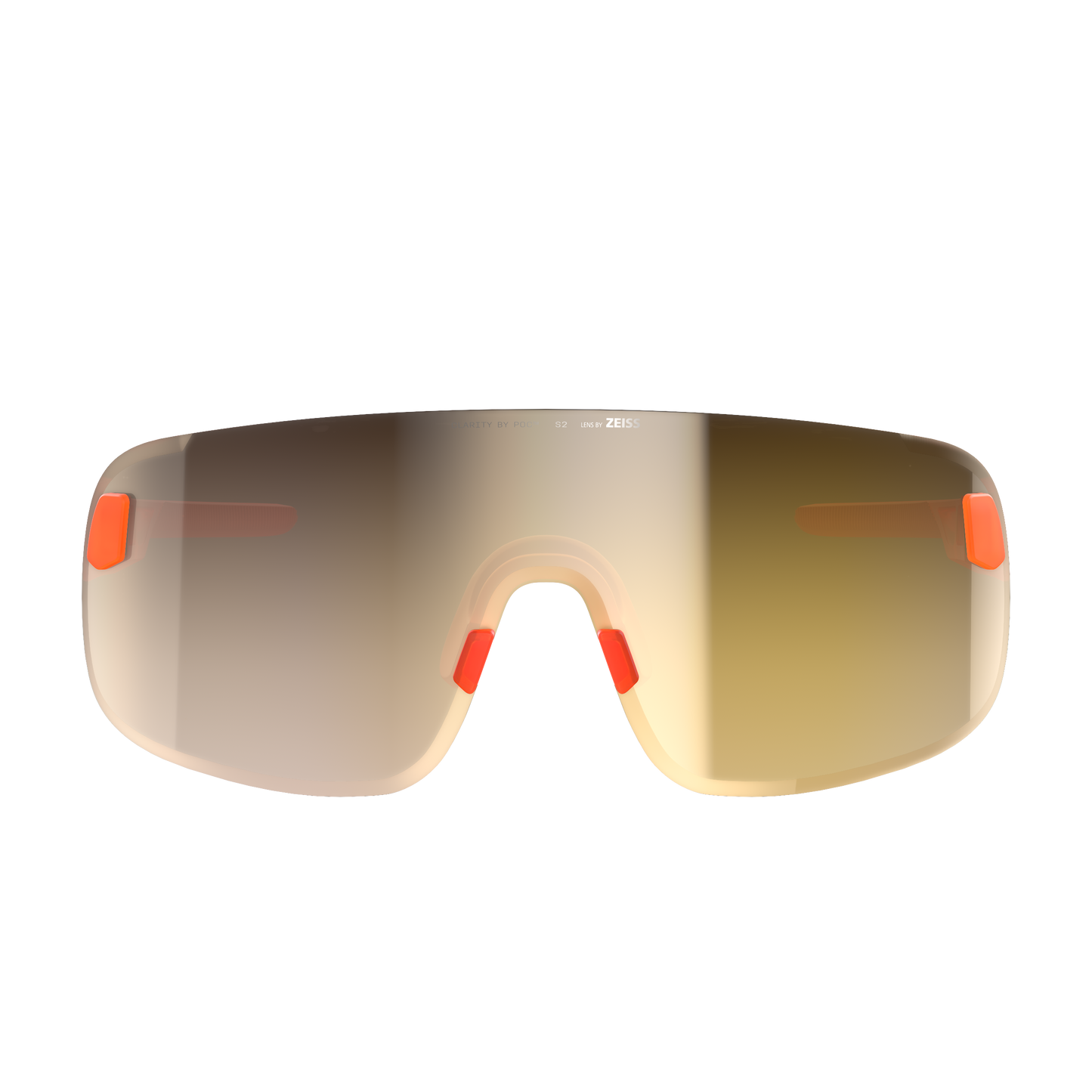 Lunettes POC ELICIT + Orange Translucide Verre Clarity Road/ Partly Sunny Gold