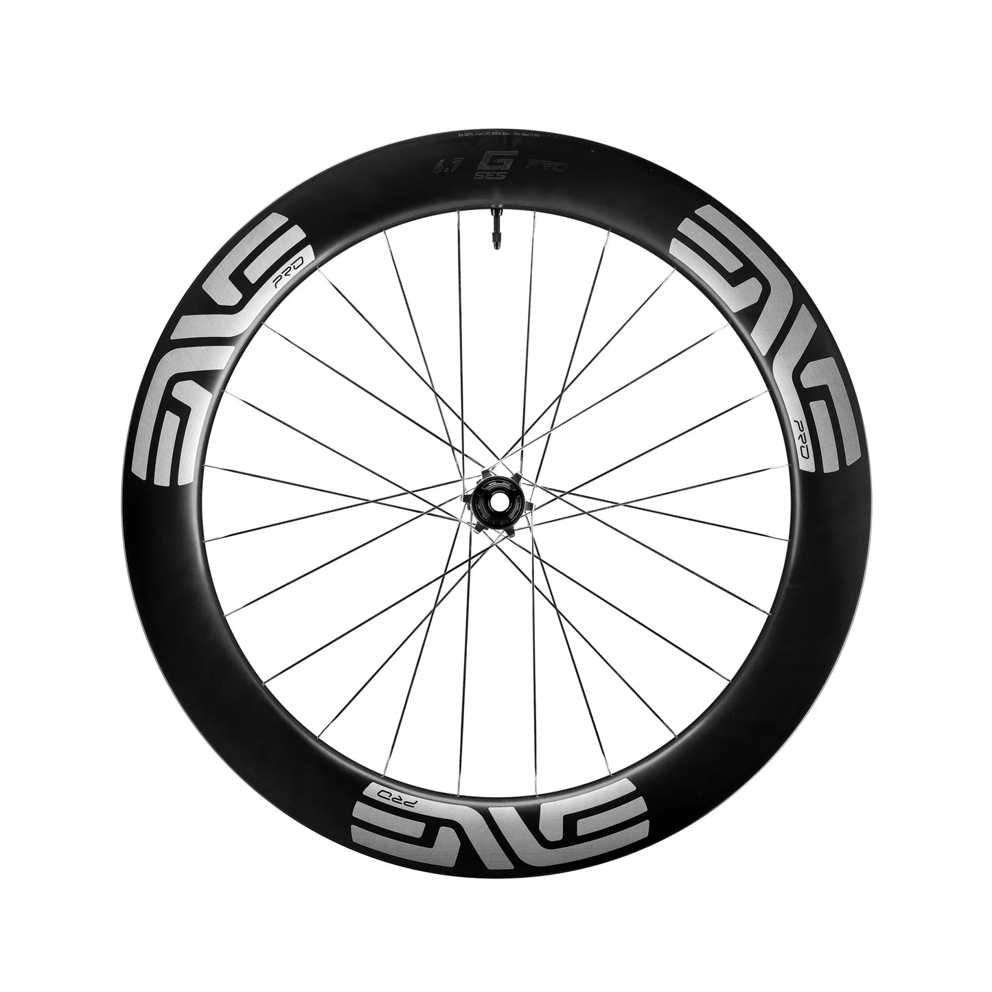 Roue Arrière ENVE G SES 6.7 PRO Tubeless Ready (Center Lock) Noir/Argent