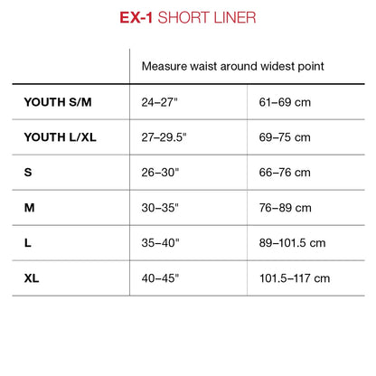 Sous-Short de Protection G-FORM EX-1 Noir