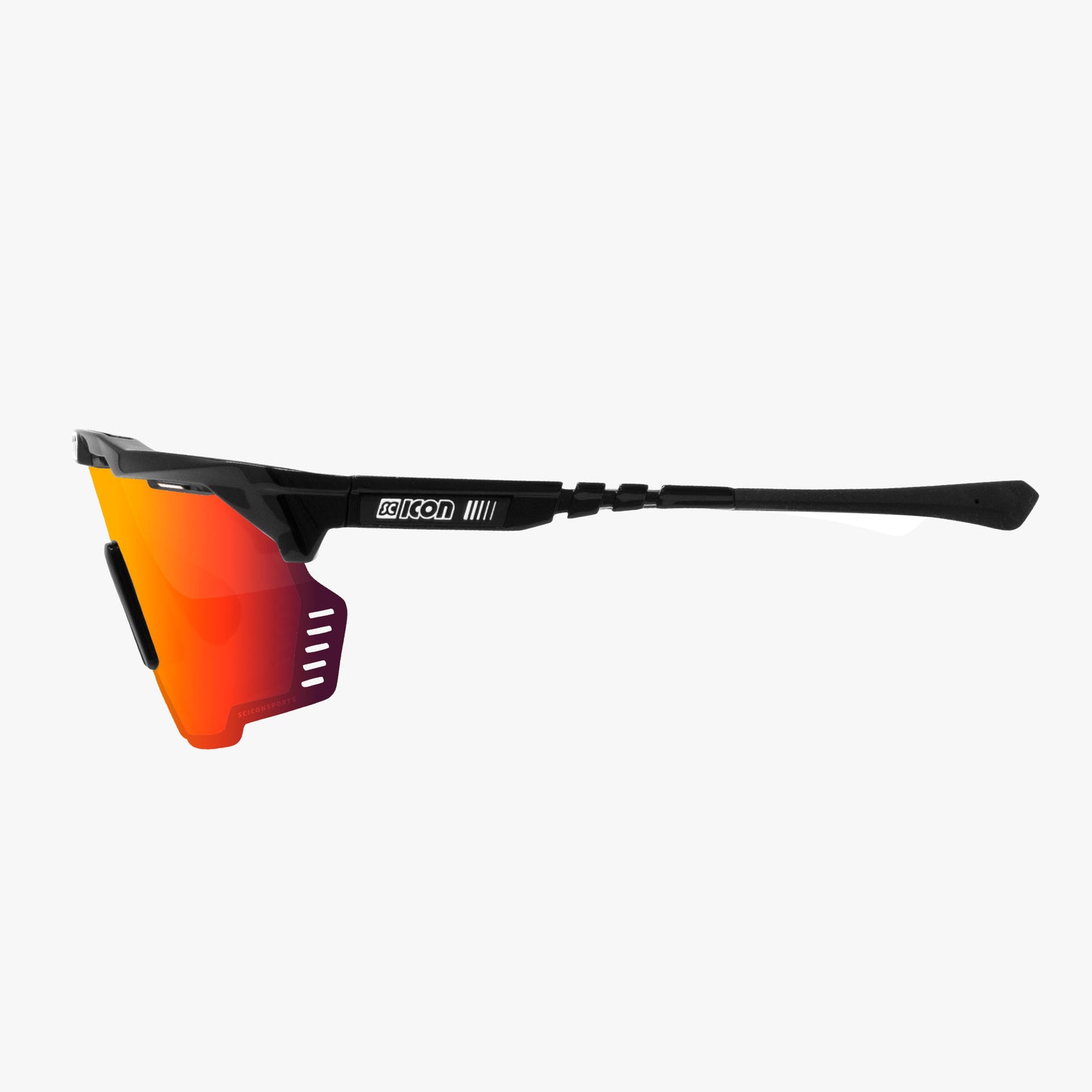 SCICON AEROSHADE KUNKEN Brille Schwarz Multimirror Rot