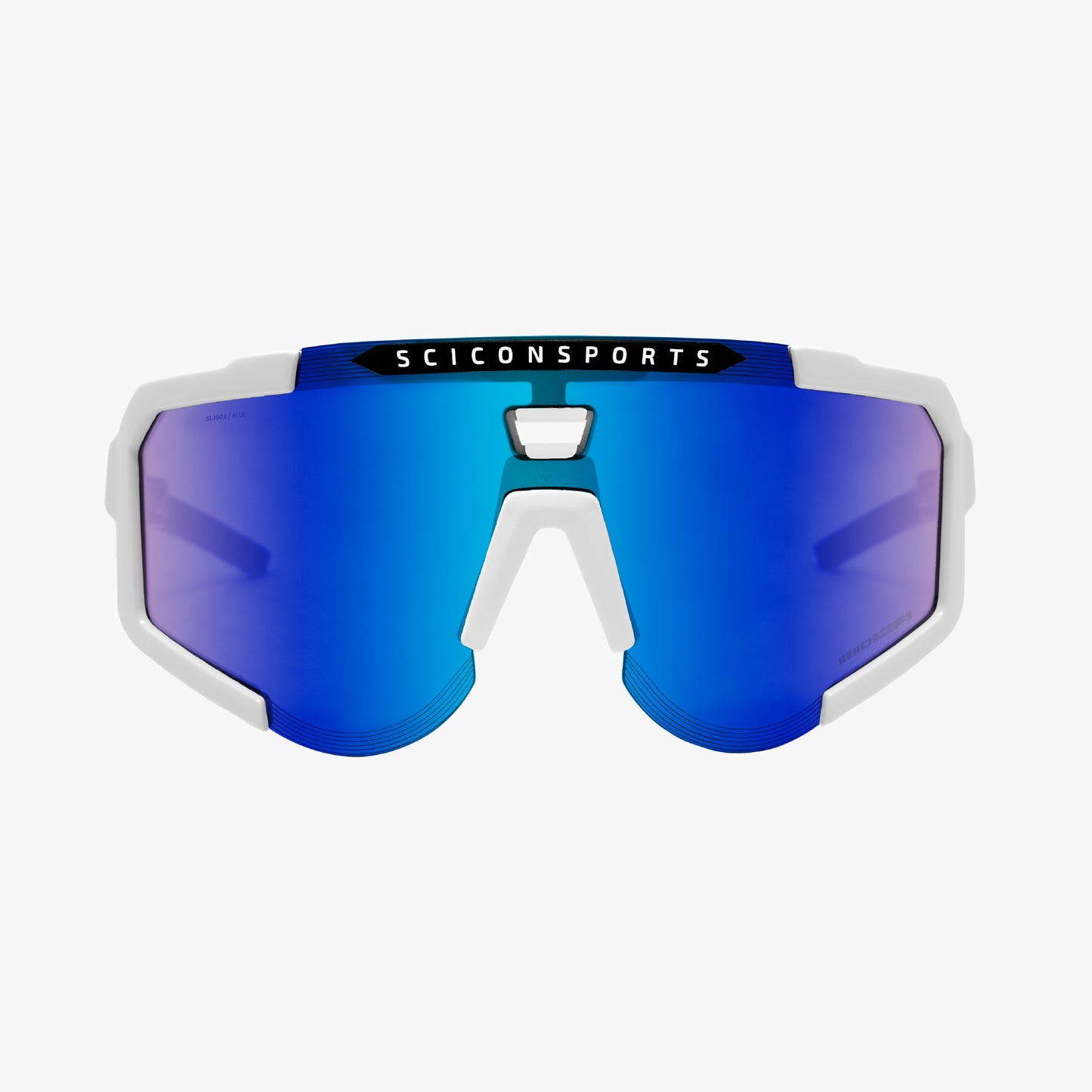 Lunettes SCICON AEROSCOPE Blanc Multimirror Bleu