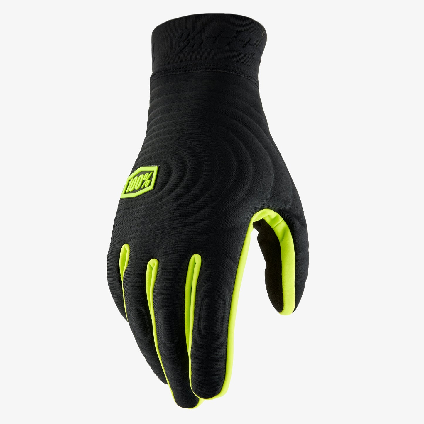 Handschuhe 100% BRISKER XTREME Schwarz/Gelb