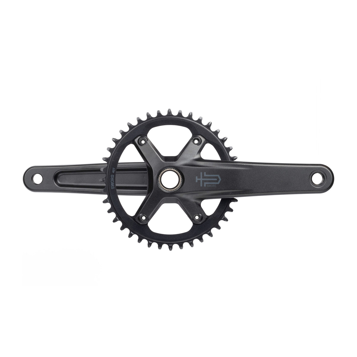 Kurbelgarnitur MICROSHIFT SWORD 1x mit 40 Zähnen FC-G7000-40