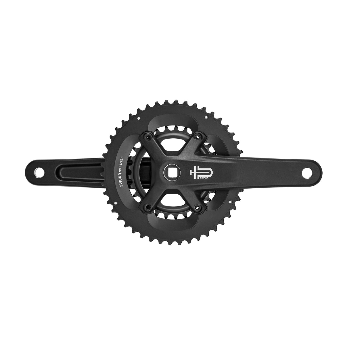 Kurbelgarnitur MICROSHIFT SWORD BLACK 2x9-fach 46/29 FC-G7900-46