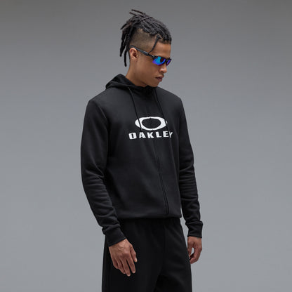 Kapuzenpullover OAKLEY BARK FZ 2.0 Schwarz/Weiß