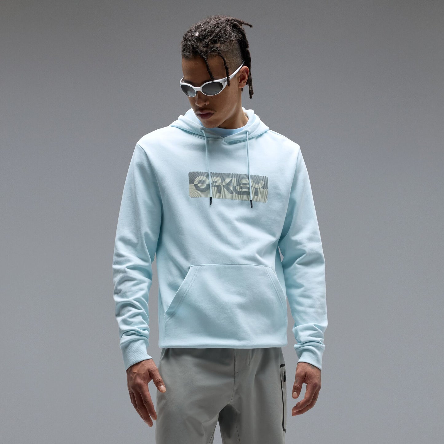 Sweat à Capuche OAKLEY DUALITY B1B PO Bleu Frost