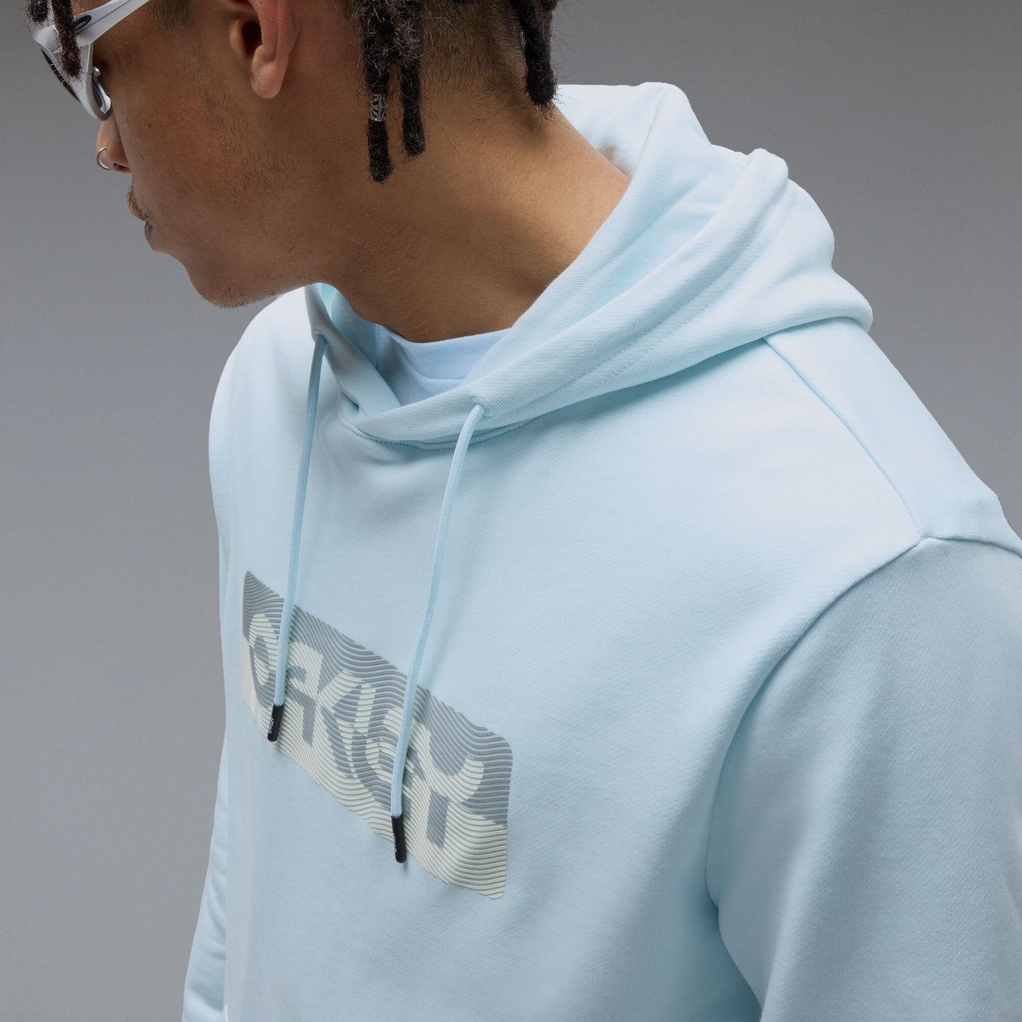 Sweat à Capuche OAKLEY DUALITY B1B PO Bleu Frost