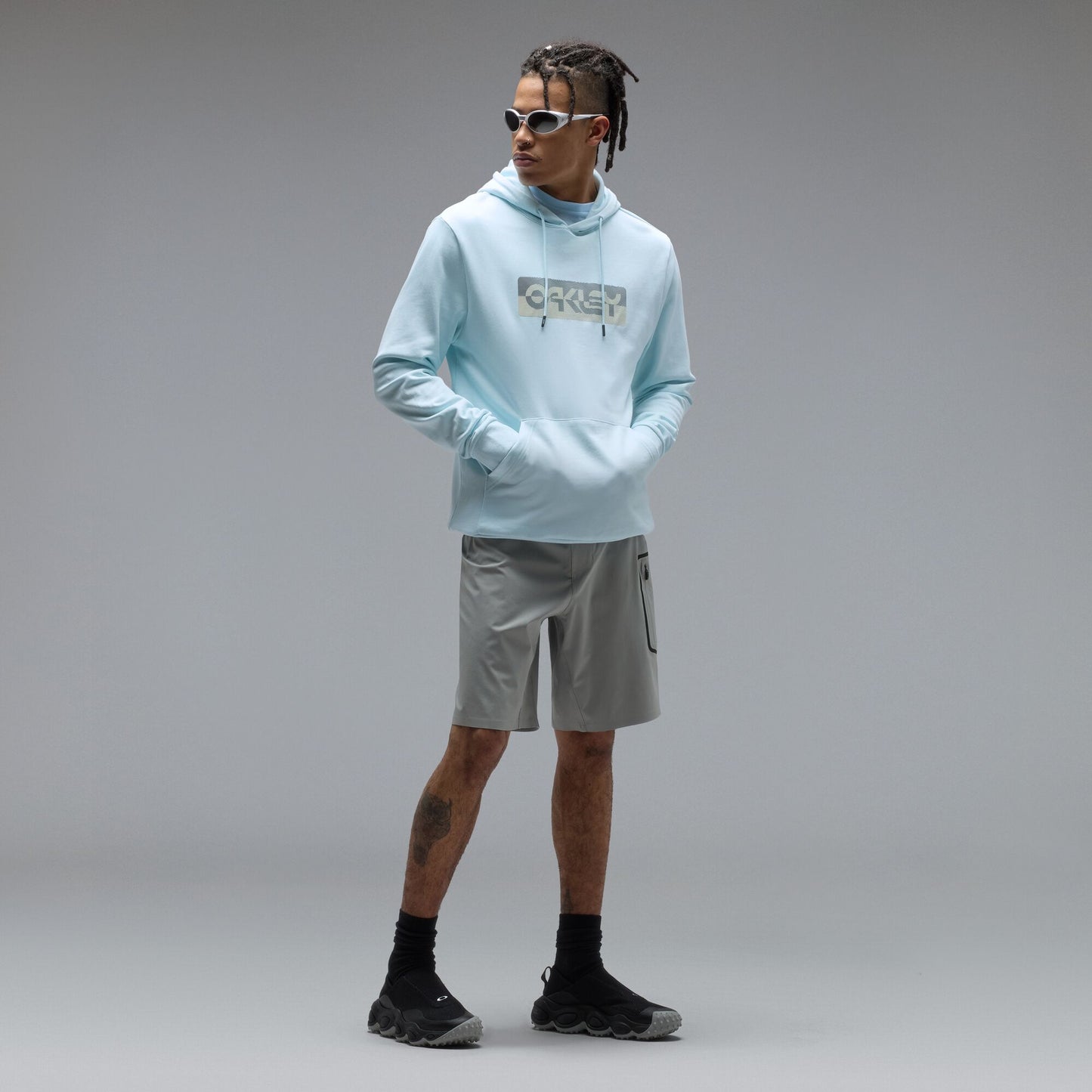 Sweat à Capuche OAKLEY DUALITY B1B PO Bleu Frost