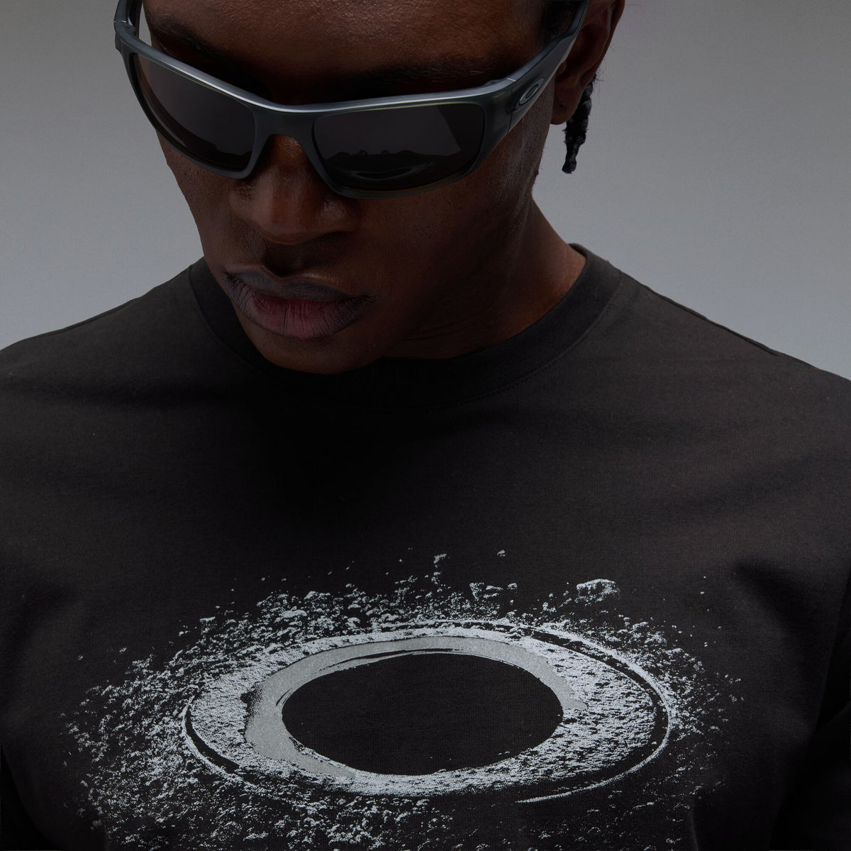 T-Shirt OAKLEY LUNAR ELLIPSE TEE Schwarz