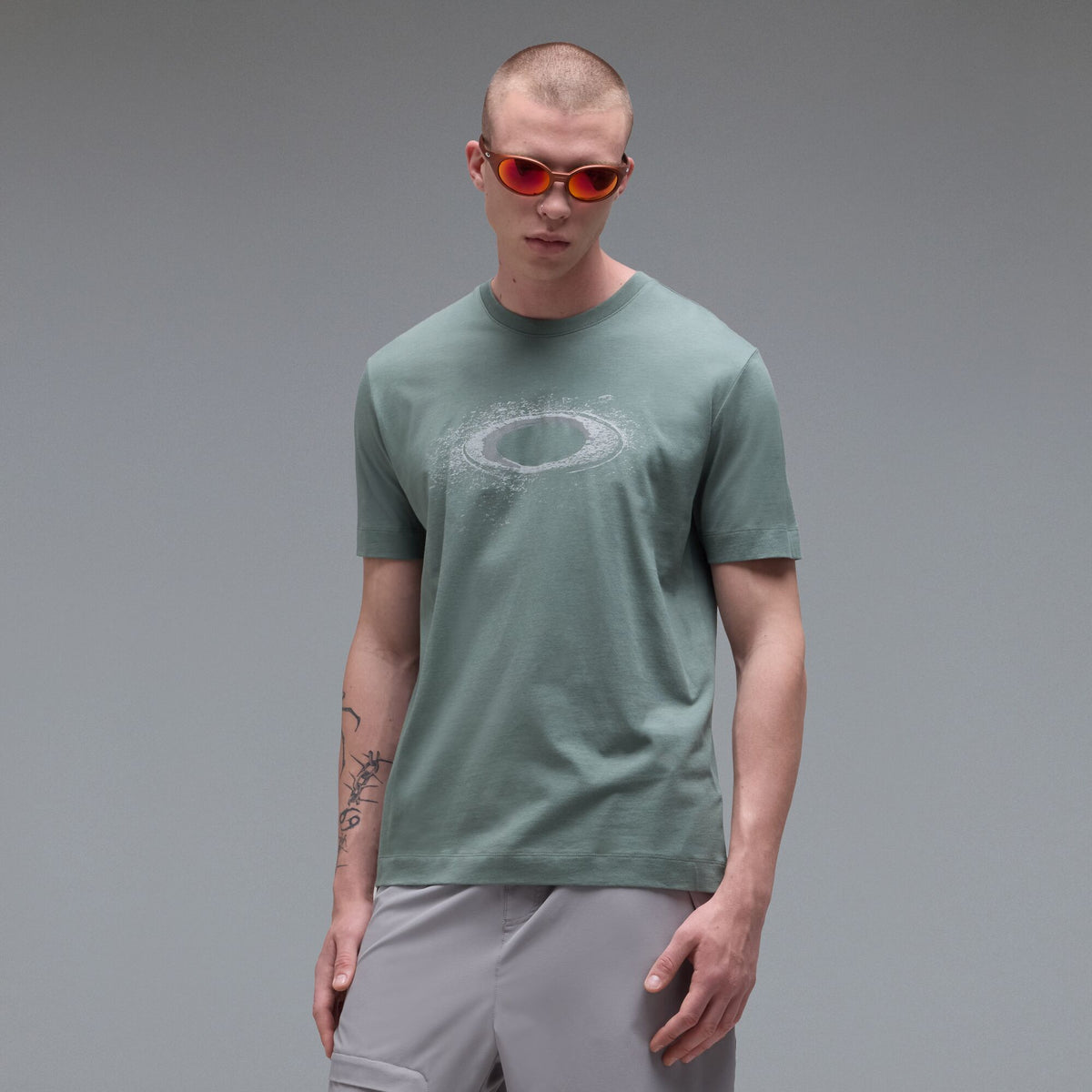 T-Shirt OAKLEY LUNAR ELLIPSE TEE Grün