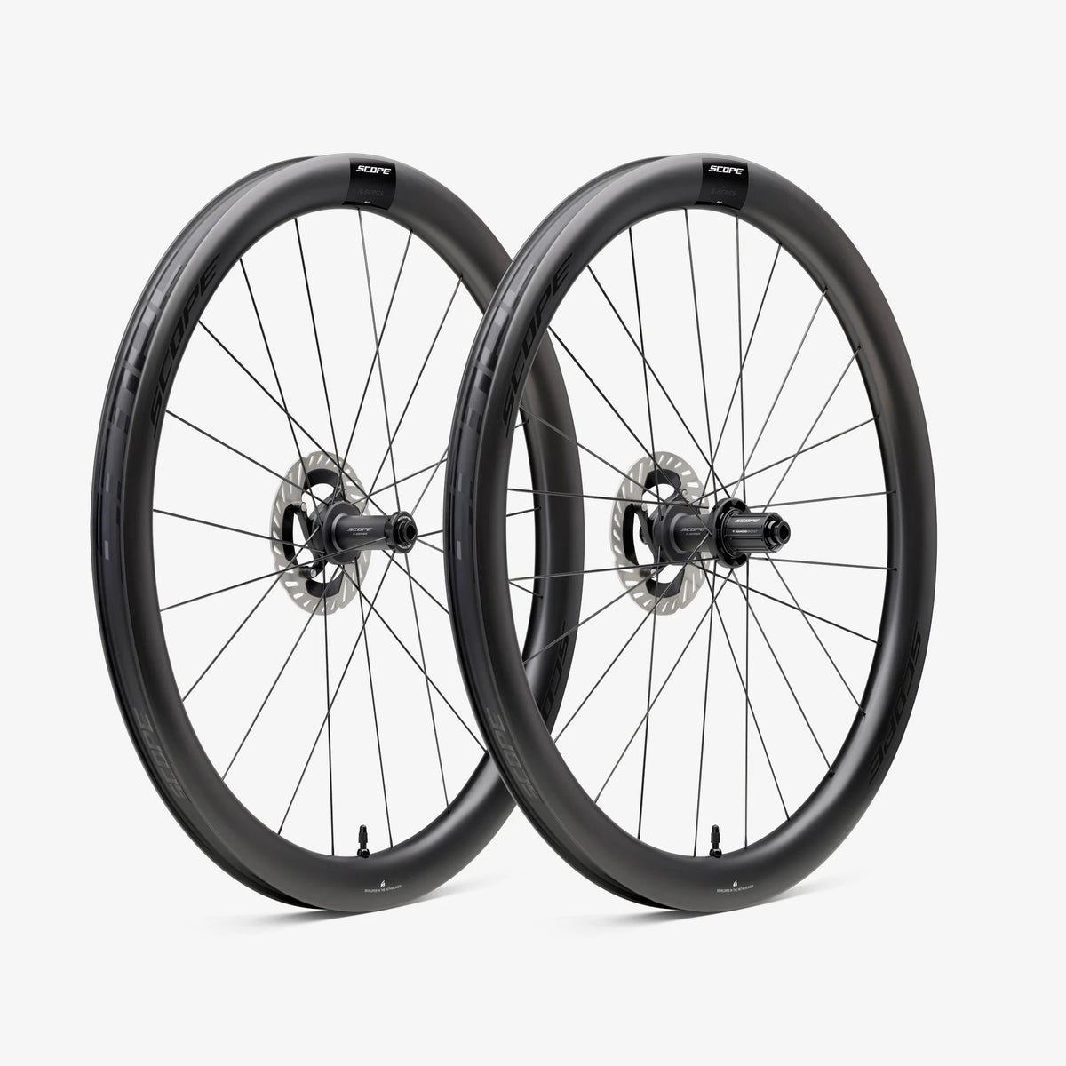 Paire de Roues SCOPE R4G Tubeless Ready (Centerlock) Noir