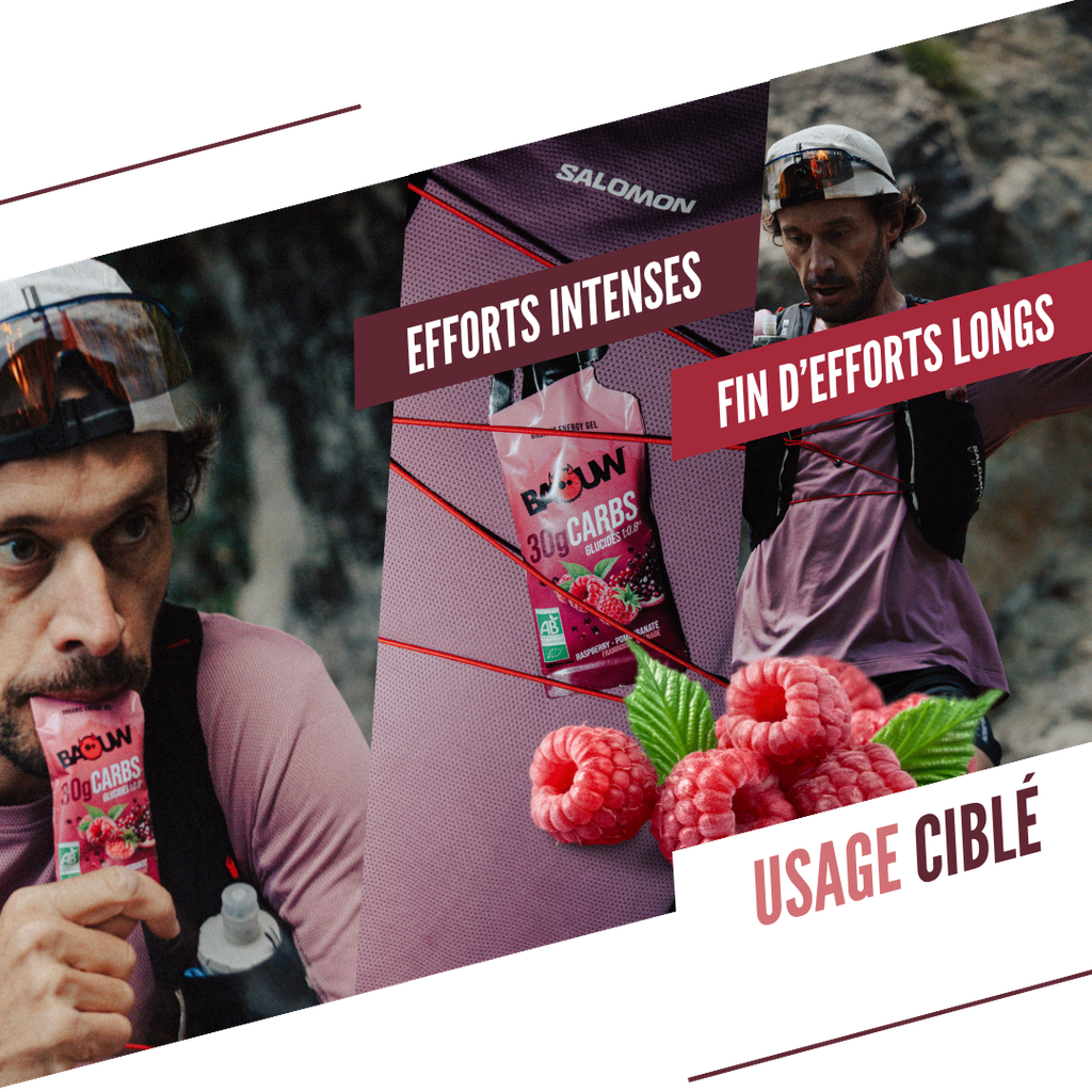 Gel Énergétique BAOUW Framboise/Grenade (44g)