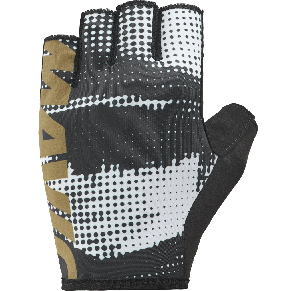 Handschuhe Kurz MAVIC ESSENTIAL PADDED GRAPHIC Schwarz/Weiß
