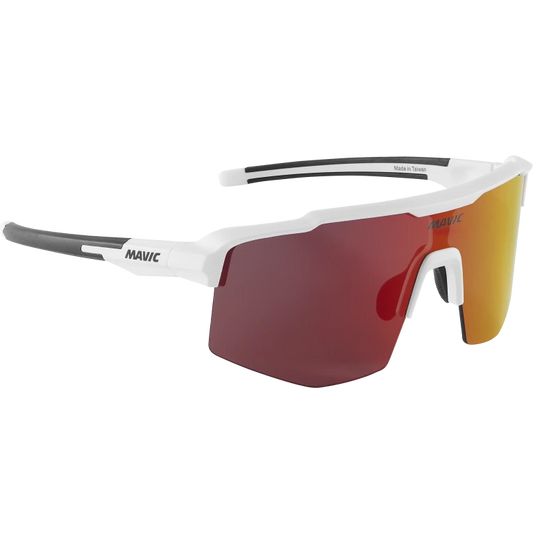 MAVIC MVS SHIELD Brille Weiß Glas Red