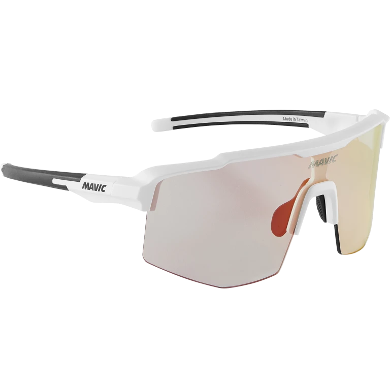 MAVIC MVS SHIELD Brille Weiß Rotes Glas Photochromatisch