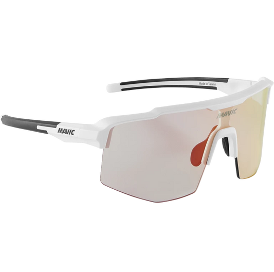 MAVIC MVS SHIELD PHOTOCHROMIC Brille Weiß Glas Red Photochromic