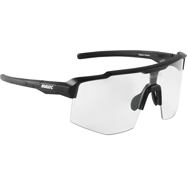 MAVIC MVS SHIELD Brille Schwarz Klares Glas