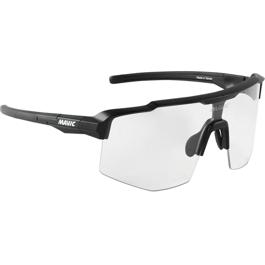 MAVIC MVS SHIELD Brille Schwarz Klares Glas