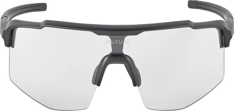 MAVIC MVS SHIELD Brille Schwarz Klares Glas