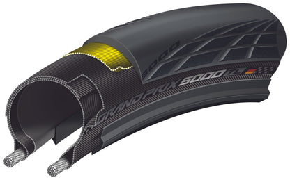 CONTINENTAL GRAND PRIX 5000 S TR Tubeless-Ready-Reifen Schwarz