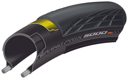 Pneu CONTINENTAL GRAND PRIX 5000 TubeType Noir