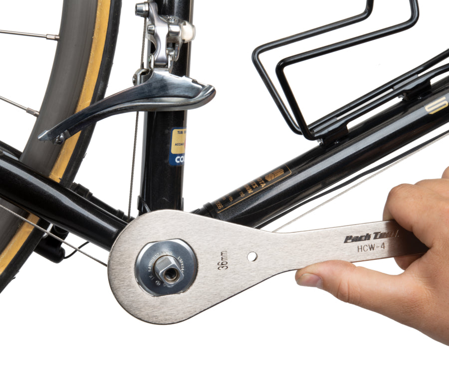 Park Tool HCW-4 extrémité méplats 36 mm serrant une cuvette