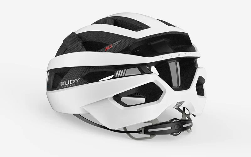 Strassenhelm RUDY PROJECT REBEL CARBON Weiss Matt