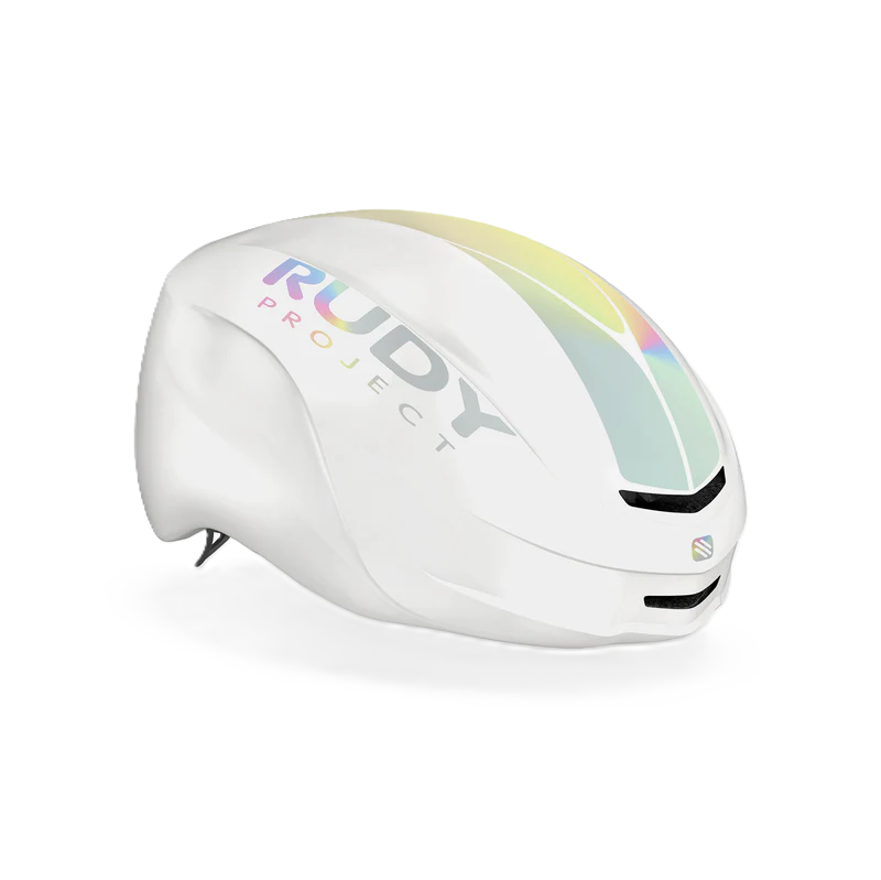 Straßenhelm RUDY PROJECT NYTRON PRO Weiß Iridescent Matt