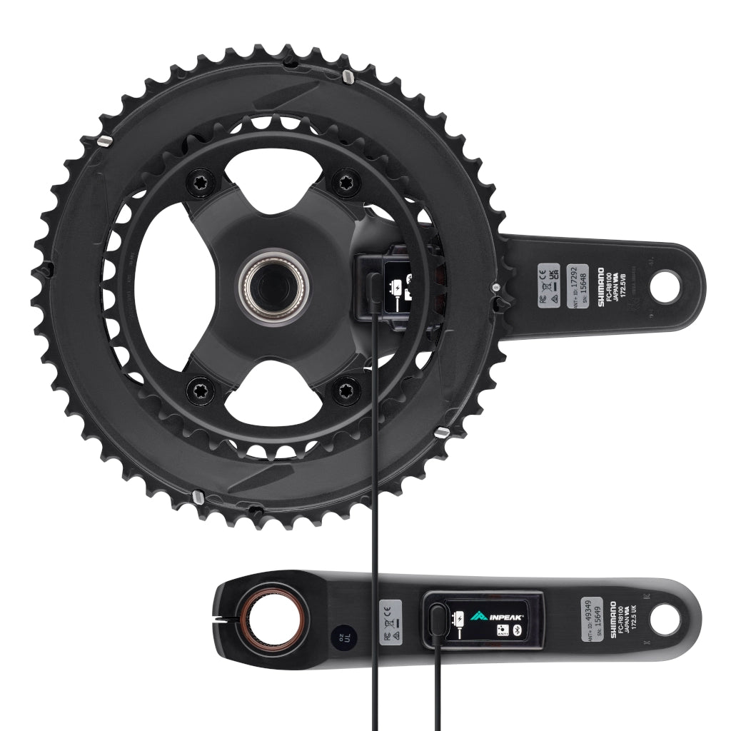 Pédalier Capteur de Puissance INPEAK POWERCRANK-E TWIN2 LR Shimano Ultegra R8100