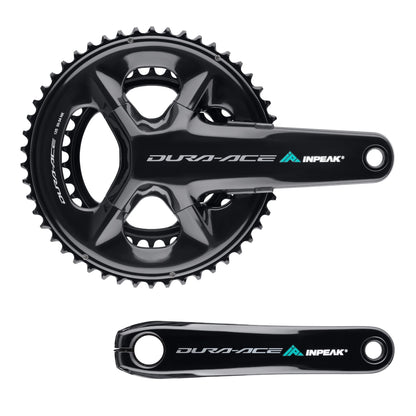 INPEAK POWERCRANK-E TWIN2 LR Leistungsmesser-Kurbelgarnitur Shimano Dura-Ace R9200