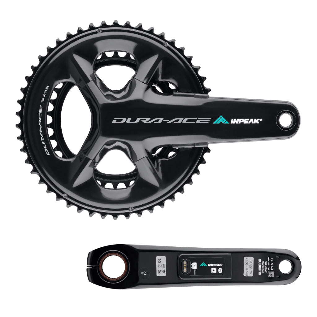 INPEAK POWERCRANK-E TWIN2 LR Leistungsmesser-Kurbelgarnitur Shimano Dura-Ace R9200
