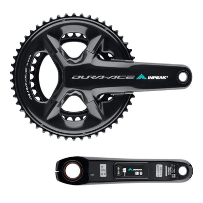 INPEAK POWERCRANK-E TWIN2 LR Leistungsmesser-Kurbelgarnitur Shimano Dura-Ace R9200