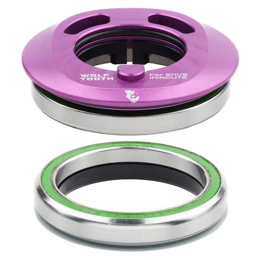 WOLF TOOTH PREMIUM AERO IS52 EN-Route-Steuersatz, integriert, violett