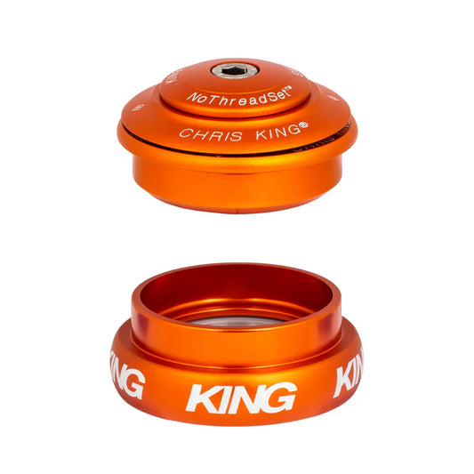 Jeu de Direction Semi-Intégré / Externe CHRIS KING INSET 8 1"1/8-1"1/4 ZS44/EC44 Orange