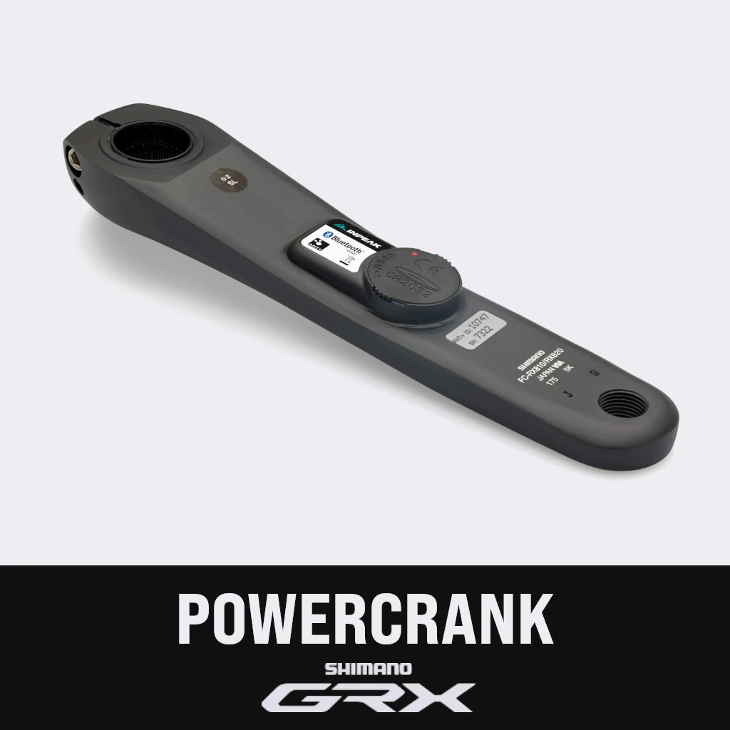 Manivelle Gauche Capteur de Puissance INPEAK POWERCRANK Shimano GRX RX810/820