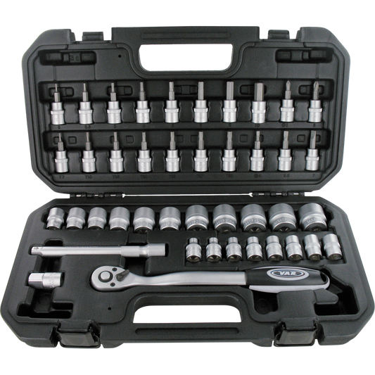 Mallette Clés à Cliquets VAR DV-11900 (42 Pièces)