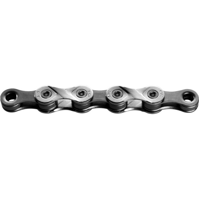 9V-Kette KMC X9 Silber/Grau