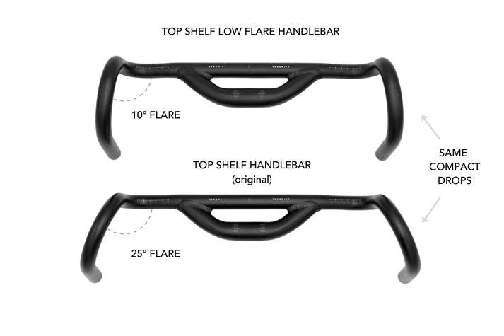 REDSHIFT Gravel-Lenker „Top Shelf“ 10° Flare Rise 70 mm