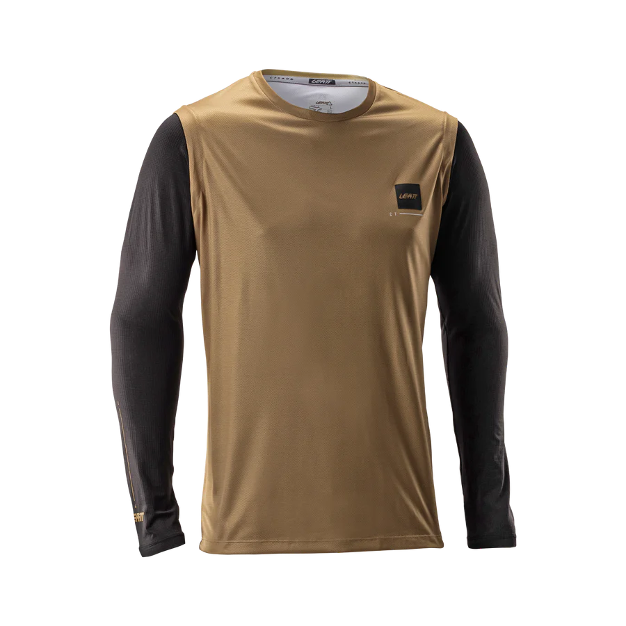 Maillot LEATT  MTB GRAVITY 2.0 Manches Longues Marron/Noir