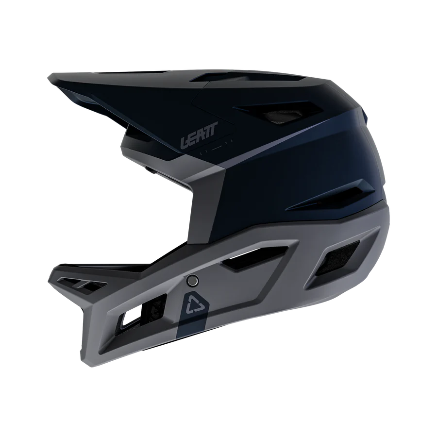 MTB-Helm LEATT GRAVITY 4.0 STEALTH Schwarz/Grau