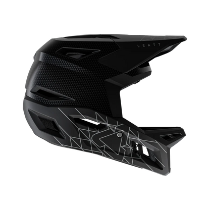 Casque VTT LEATT MTB GRAVITY 6.0 CARBON Stealth Noir/Gris
