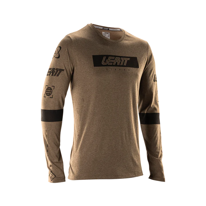 Maillot LEATT MTB GRAVITY 3.0 Manches Longues Marron