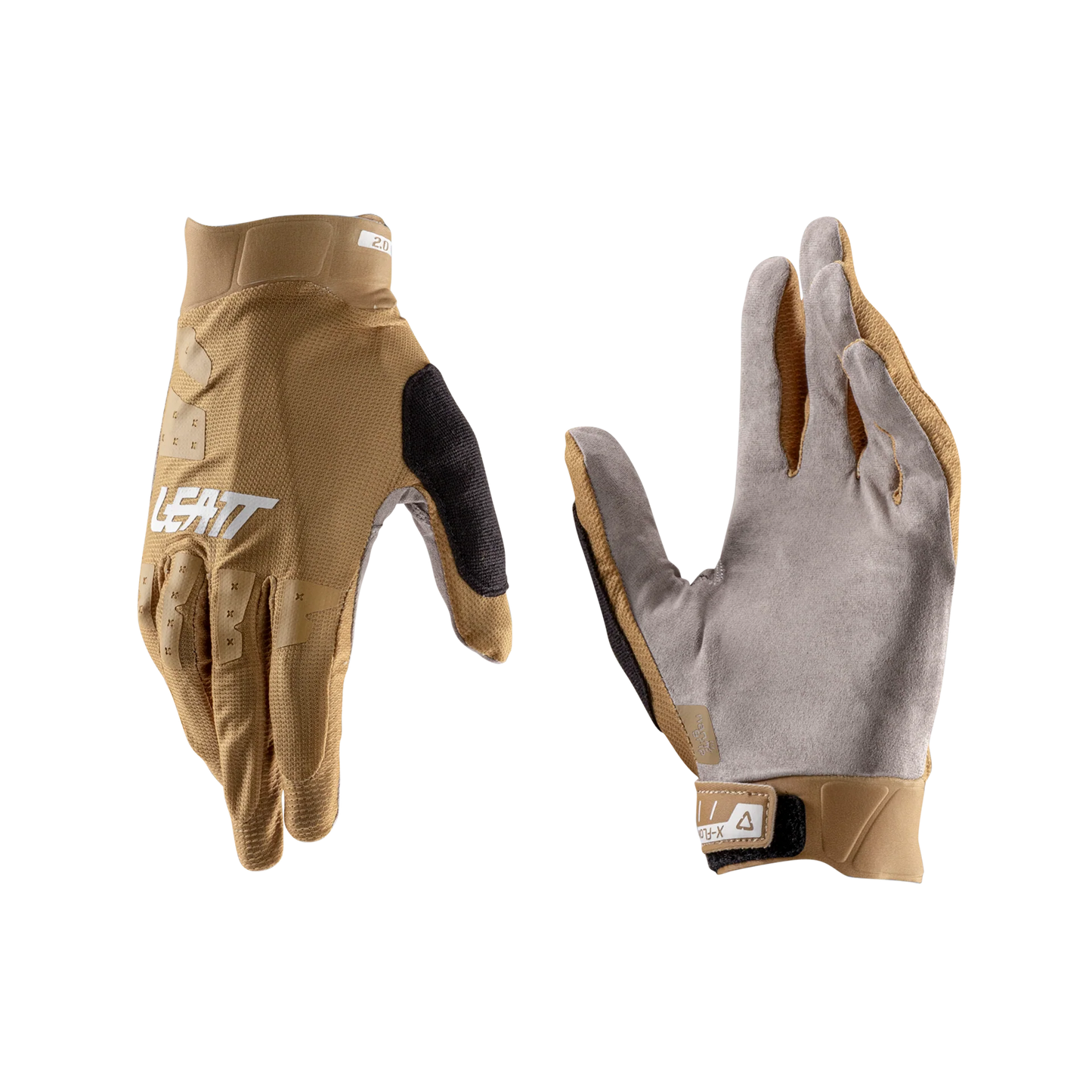 LEATT MTB 2.0 X-FLOW STEALTH Handschuhe Braun