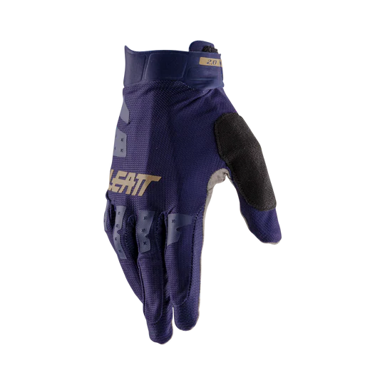 LEATT MTB 2.0 X-FLOW STEALTH Handschuhe Blau