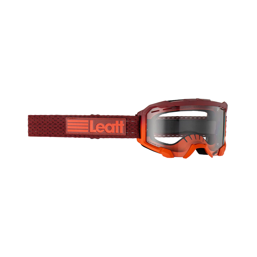 Masque LEATT VELOCITY 4.0 MTB Orange Écran Transparent
