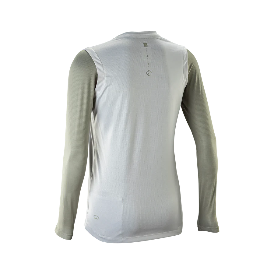 Maillot  LEATT MTB Gravity 2.0 Femme Manches Longues Blanc/Beige