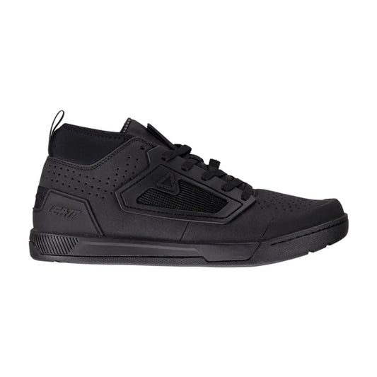 Chaussures VTT LEATT FLAT 3.0 Noir – fond blanc, cadrage harmonisé