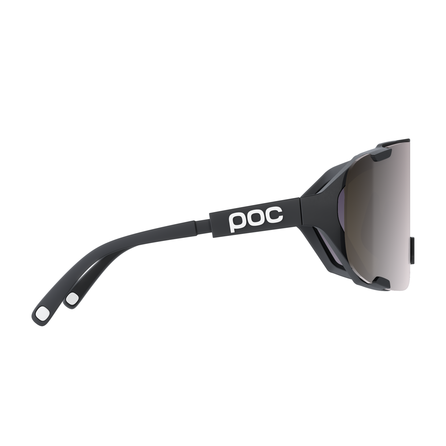 POC DEVOUR MID Brille Schwarz Clarity Road/Sunny Silver Glas