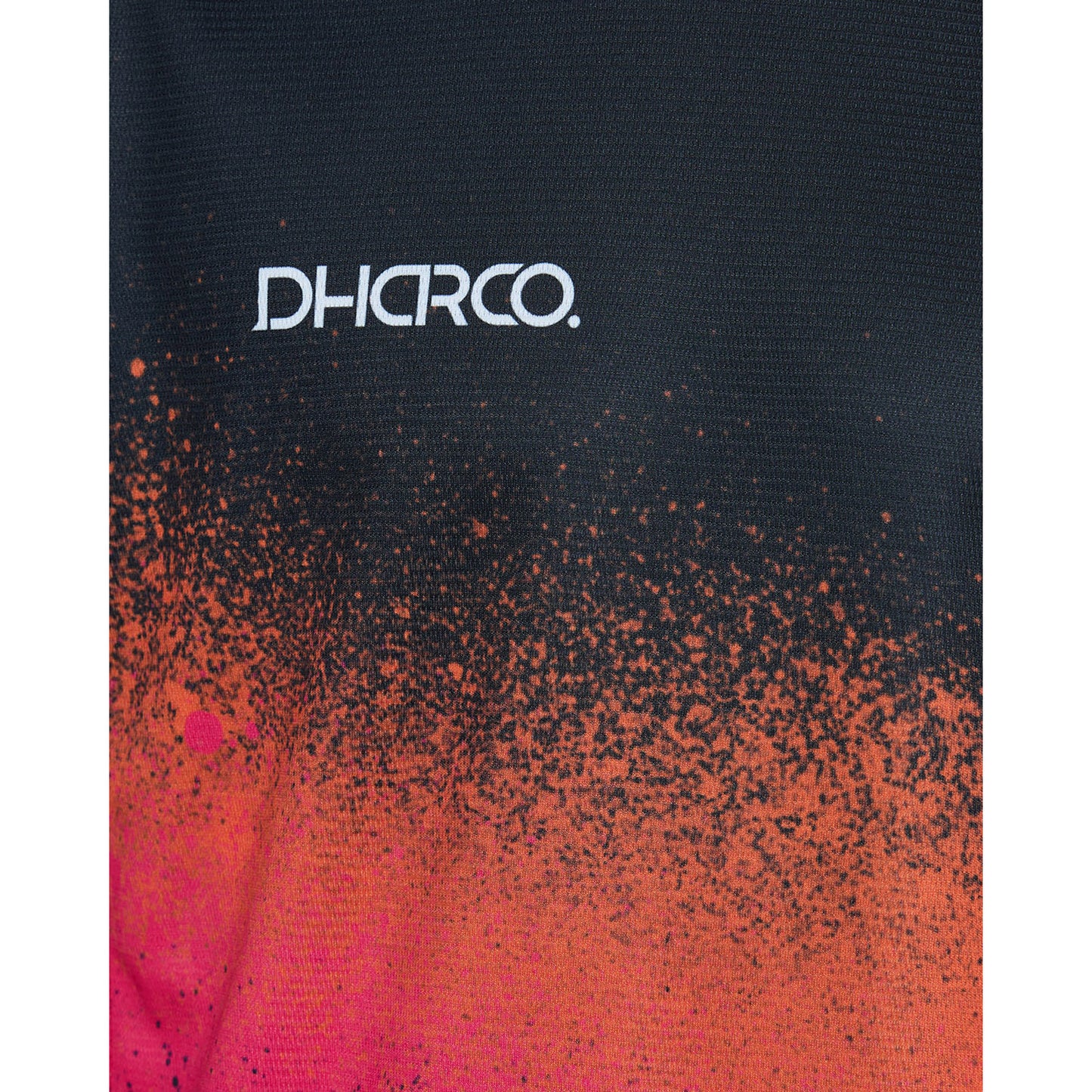 Maillot DHARCO BLACK SNAKE Manches Courtes Noir/Orange