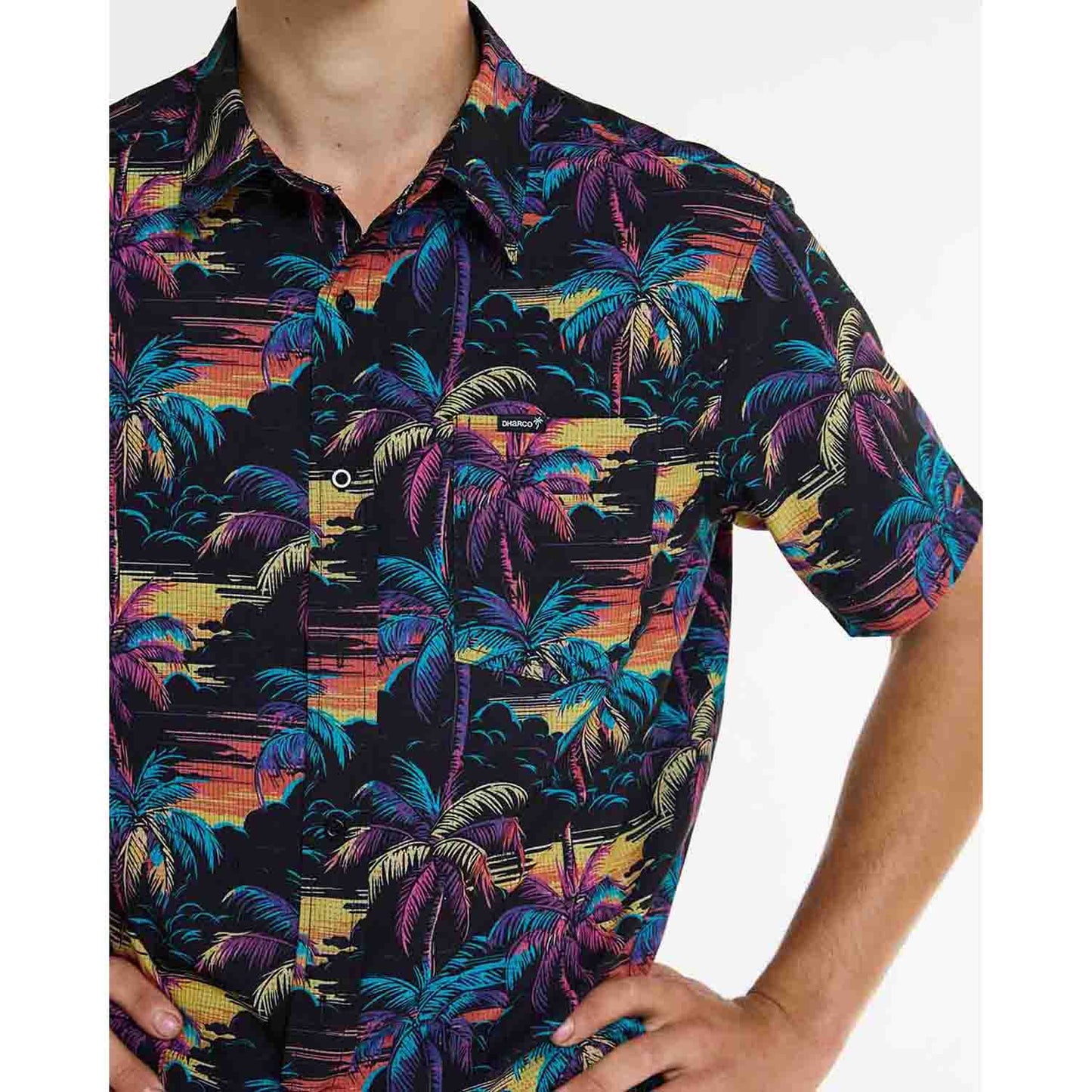 Chemise Technqiue DHARCO TECH PARTY STOKE WIZARD Noir